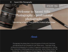 Tablet Screenshot of naomihiltzphotography.com